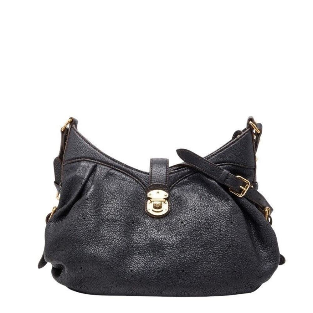 Louis Vuitton Mahina Leather XS Shoulder Bag Black
